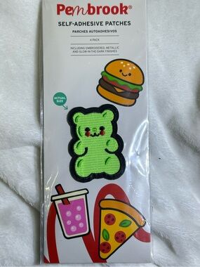 Pembrook Self Adhesive Patches Food & Gummy Bear Pack (4 Count)